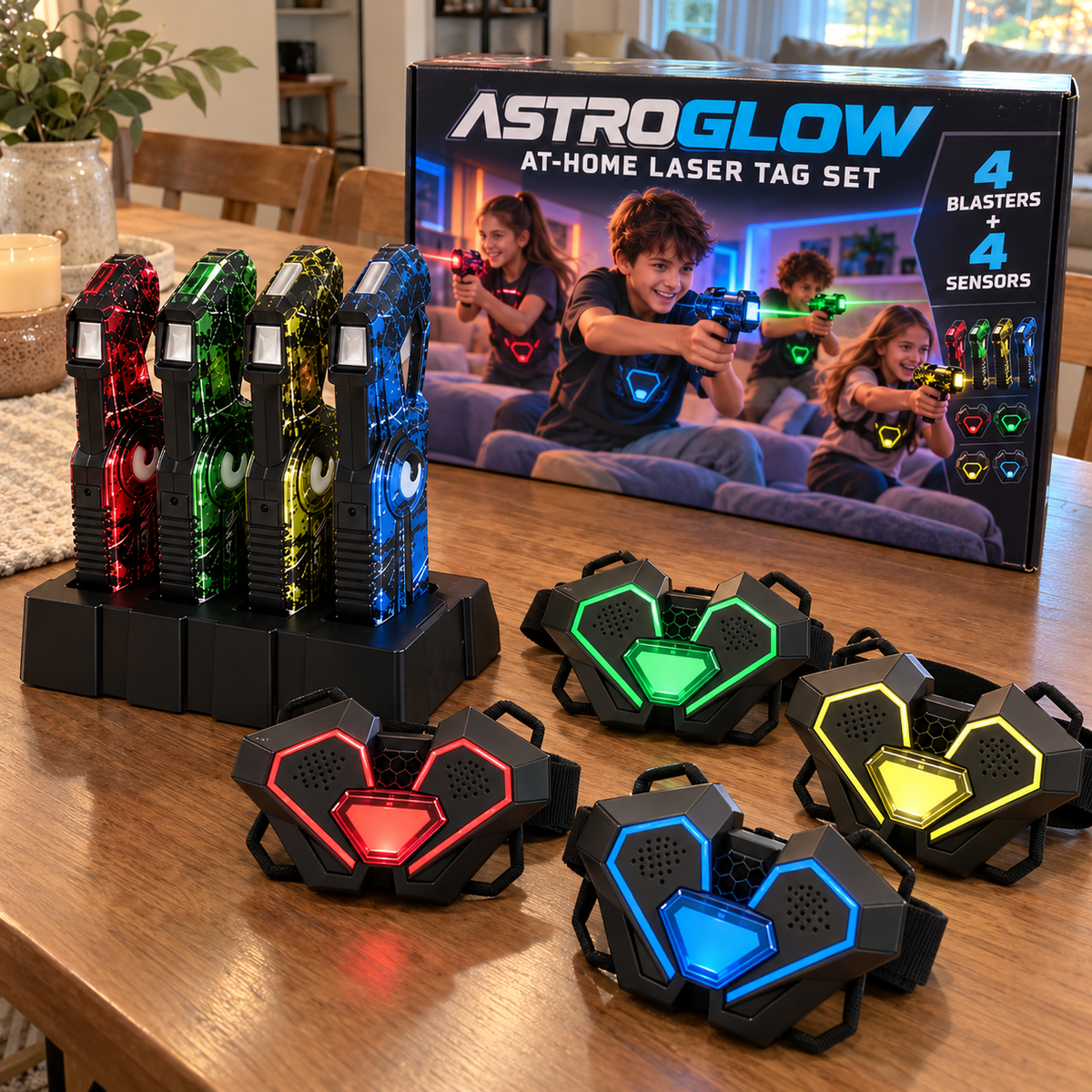 AstroGlow™ Full Laser Tag Set
